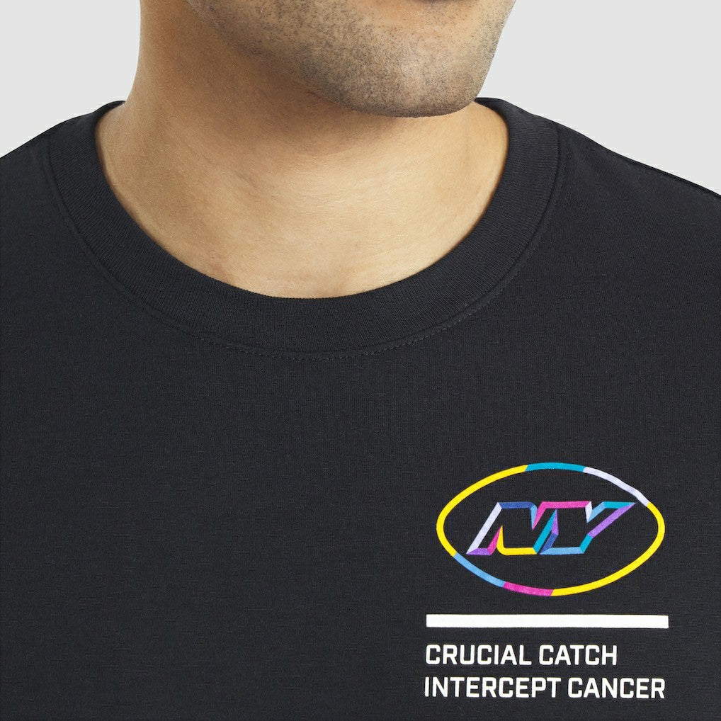 New York Jets 2025 NFL Crucial Catch Tri-Blend Dri-FIT T-Shirt - Black T-shirts