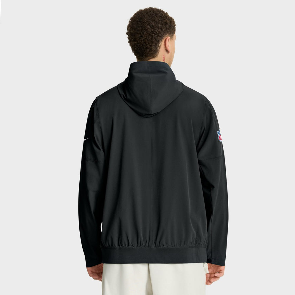 Detroit Lions Sideline Alt Pack Anorak Half-Zip Hoodie Jacket - Black Hoodies