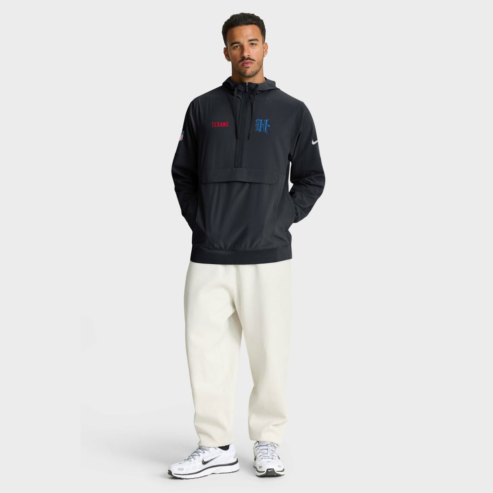 Houston Texans Sideline Alt Pack Anorak Half-Zip Hoodie Jacket - Navy Hoodies