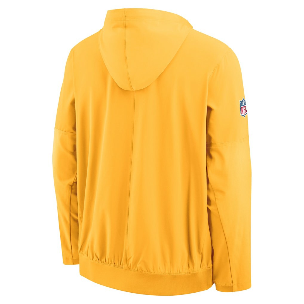 Pittsburgh Steelers 1933 Sideline Alt Pack Anorak Half-Zip Hoodie Jacket - Gold Hoodies
