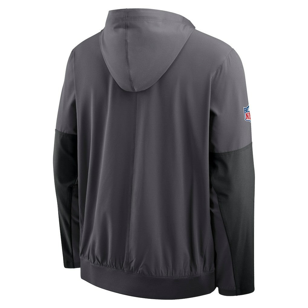 Cleveland Browns Sideline Anorak Half-Zip Hoodie Jacket - Anthracite Hoodies