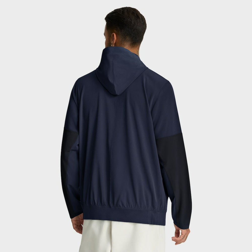 Denver Broncos Sideline Anorak Half-Zip Hoodie Jacket - Navy Hoodies