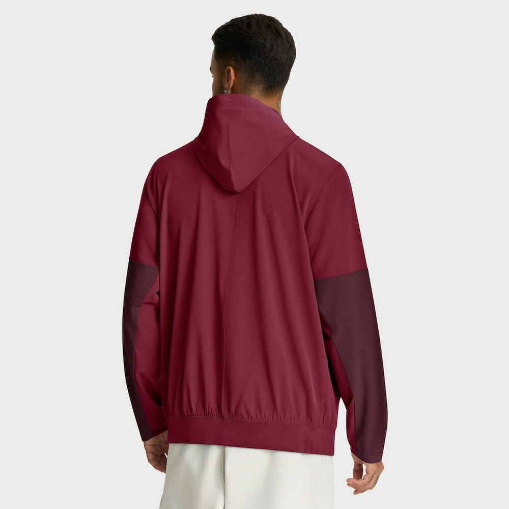 Washington Commanders Sideline Anorak Half-Zip Hoodie Jacket - Burgundy Hoodies