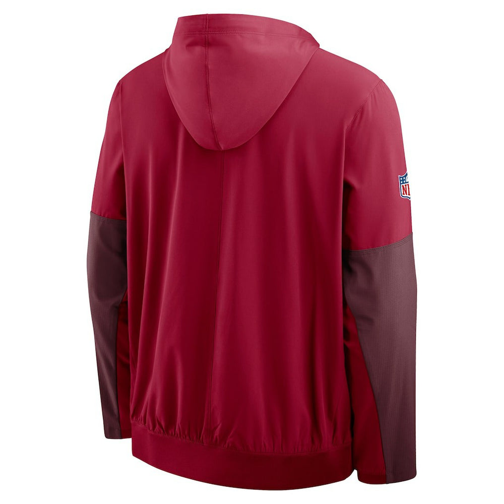 Washington Commanders Sideline Anorak Half-Zip Hoodie Jacket - Burgundy Hoodies