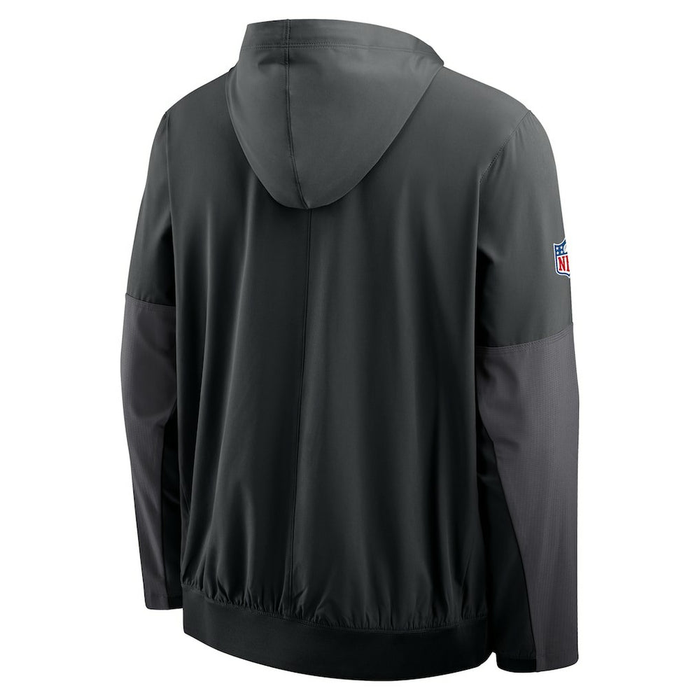 Pittsburgh Steelers Sideline Anorak Half-Zip Hoodie Jacket - Black Hoodies
