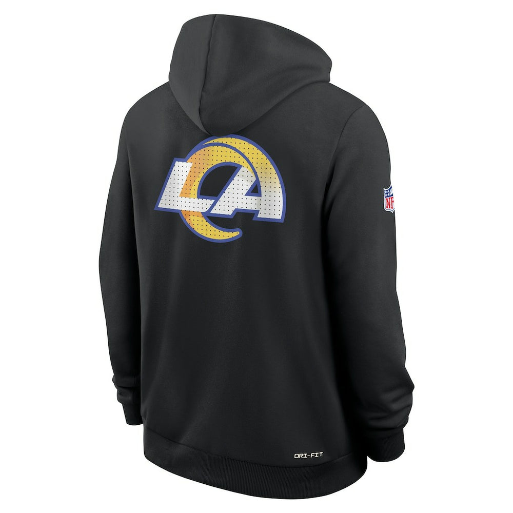 Los Angeles Rams Sideline Standard Issue Utility Player Dri-FIT Full-Zip Hoodie - Black Hoodies