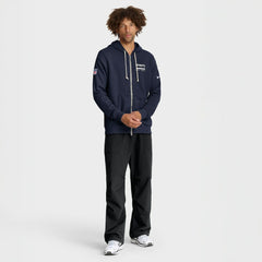 New England Patriots Sideline Standard Issue Utility Player Dri-FIT Full-Zip Hoodie - Navy Hoodies
