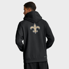 New Orleans Saints Sideline Standard Issue Utility Player Dri-FIT Full-Zip Hoodie - Black Hoodies