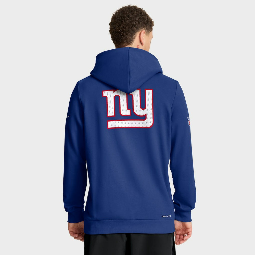 New York Giants Sideline Standard Issue Utility Player Dri-FIT Full-Zip Hoodie - Royal Hoodies