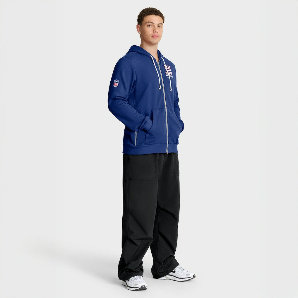 New York Giants Sideline Standard Issue Utility Player Dri-FIT Full-Zip Hoodie - Royal Hoodies