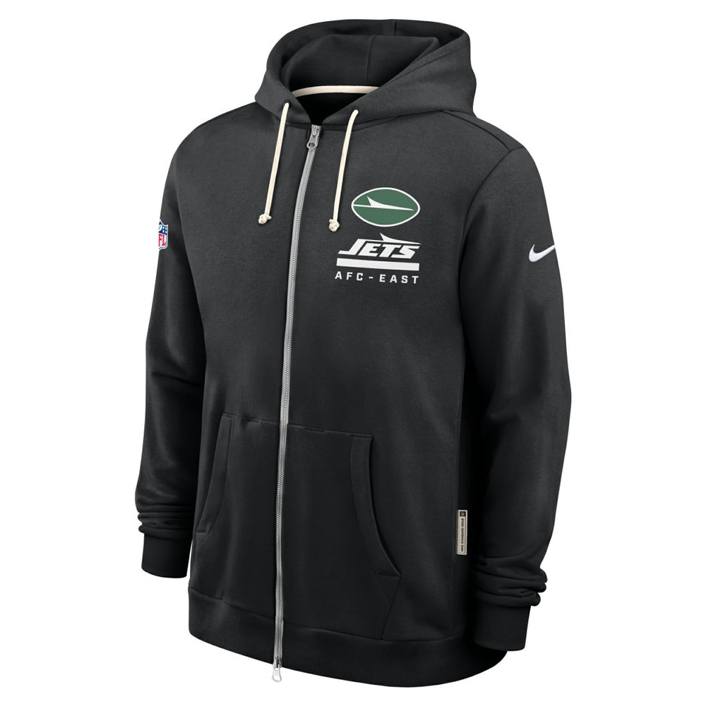 New York Jets Sideline Standard Issue Utility Player Dri-FIT Full-Zip Hoodie - Black Hoodies