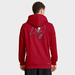 Tampa Bay Buccaneers Sideline Standard Issue Utility Player Dri-FIT Full-Zip Hoodie - Red Hoodies