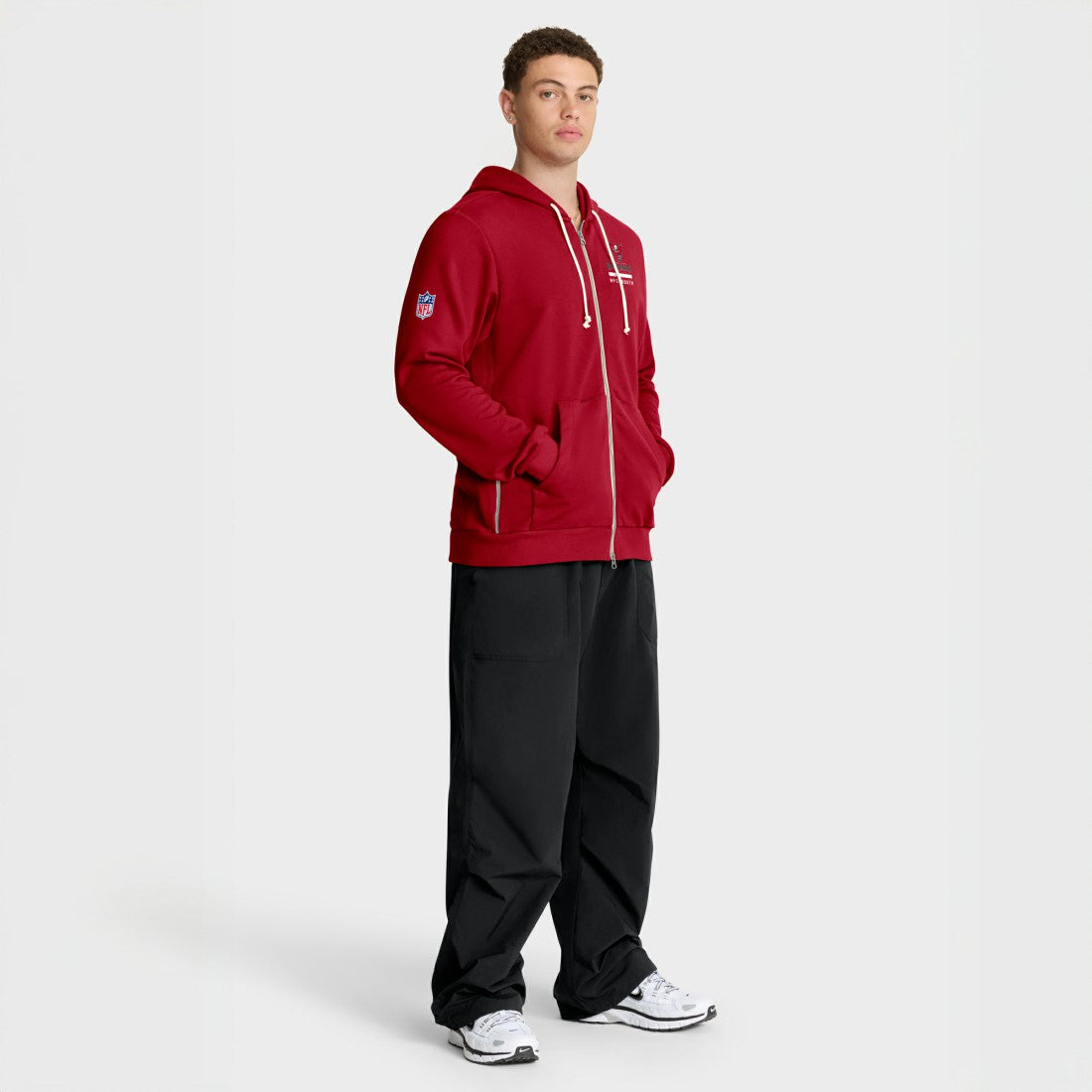 Tampa Bay Buccaneers Sideline Standard Issue Utility Player Dri-FIT Full-Zip Hoodie - Red Hoodies