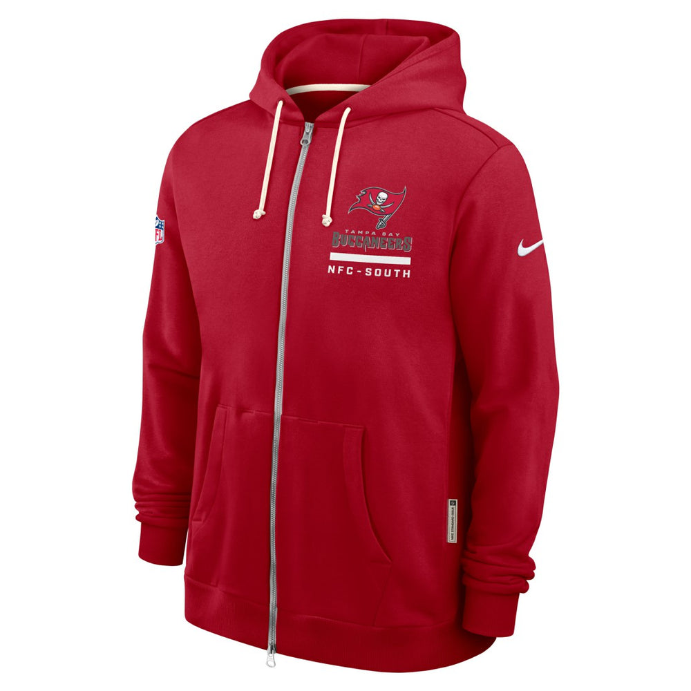 Tampa Bay Buccaneers Sideline Standard Issue Utility Player Dri-FIT Full-Zip Hoodie - Red Hoodies
