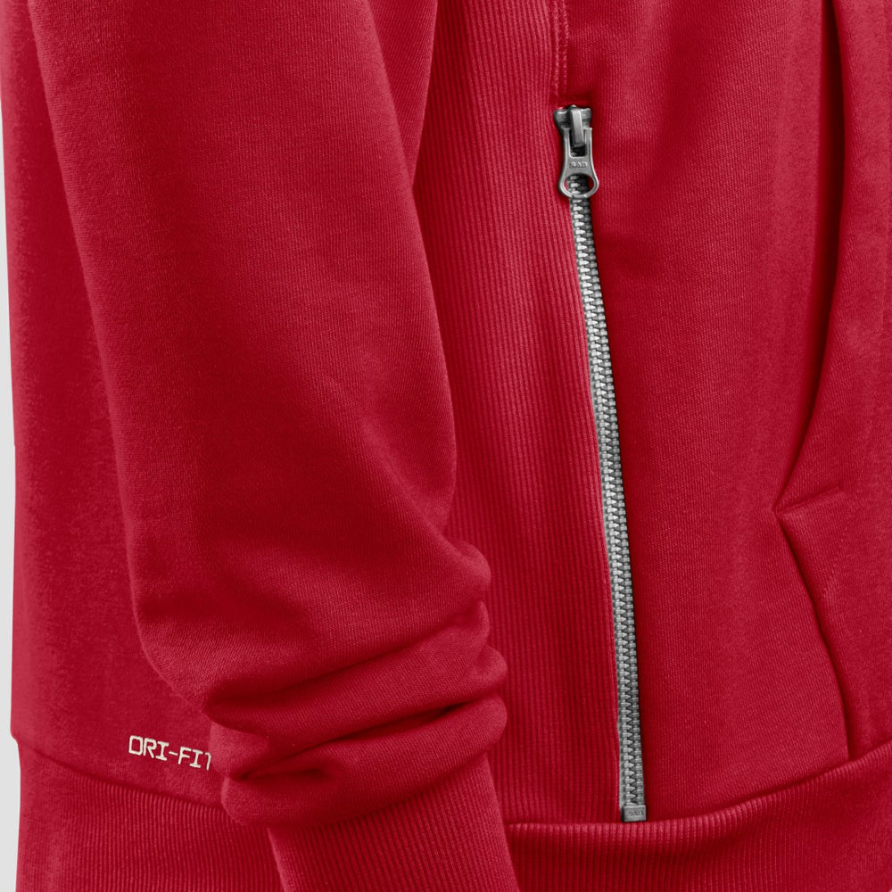 Tampa Bay Buccaneers Sideline Standard Issue Utility Player Dri-FIT Full-Zip Hoodie - Red Hoodies