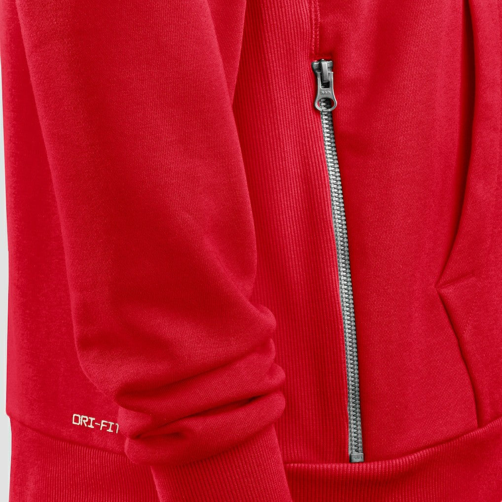 Kansas City Chiefs Sideline Standard Issue Utility Player Dri-FIT Full-Zip Hoodie - Red Hoodies