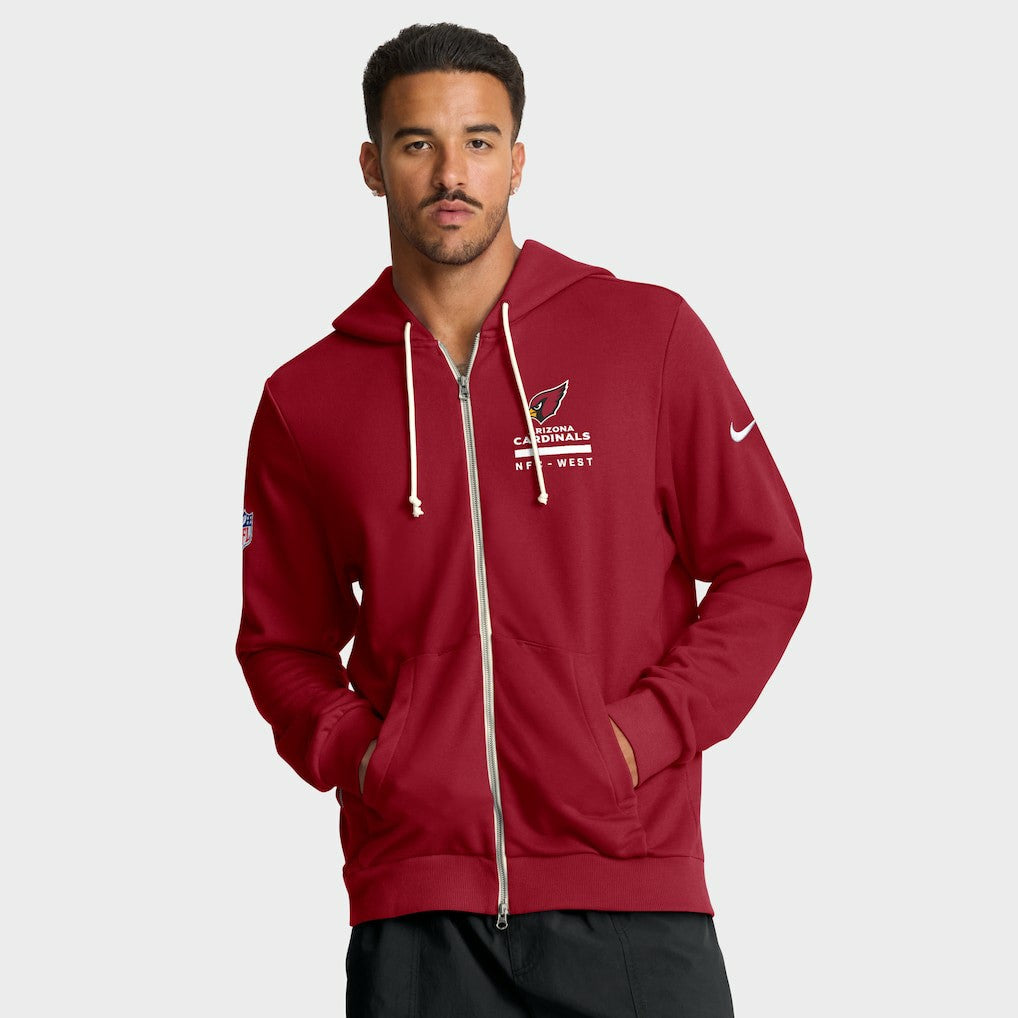Arizona Cardinals Sideline Standard Issue Utility Player Dri-FIT Full-Zip Hoodie - Cardinal Hoodies