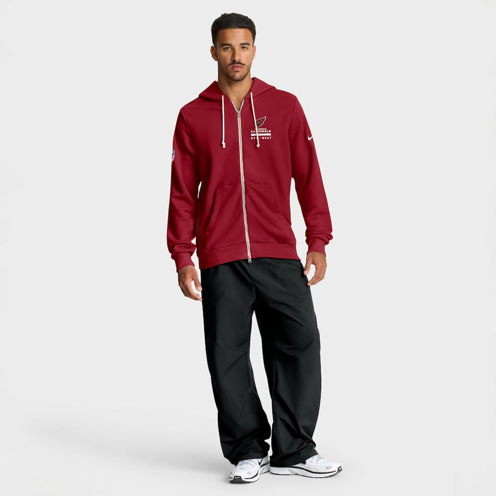 Arizona Cardinals Sideline Standard Issue Utility Player Dri-FIT Full-Zip Hoodie - Cardinal Hoodies