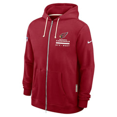 Arizona Cardinals Sideline Standard Issue Utility Player Dri-FIT Full-Zip Hoodie - Cardinal Hoodies