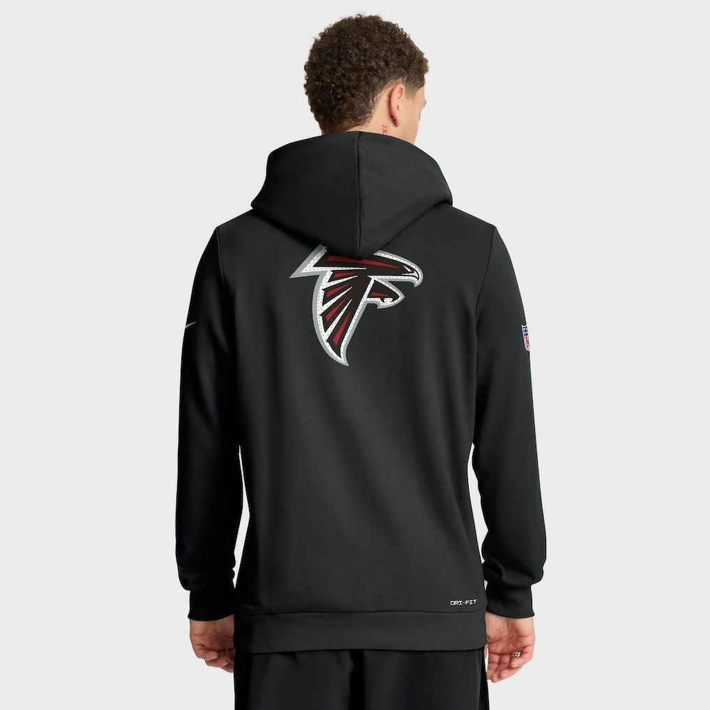 Atlanta Falcons Sideline Standard Issue Utility Player Dri-FIT Full-Zip Hoodie - Black Hoodies