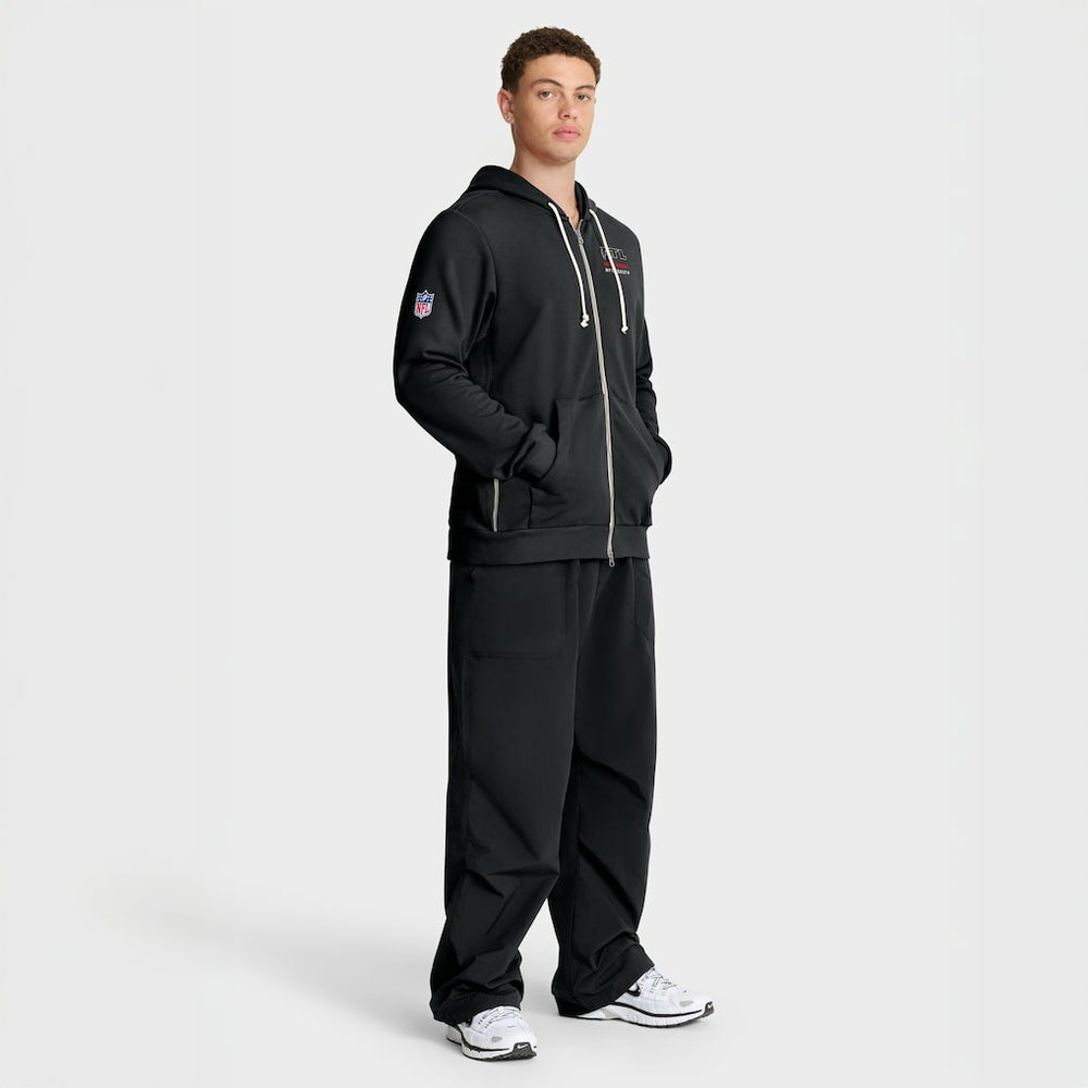 Atlanta Falcons Sideline Standard Issue Utility Player Dri-FIT Full-Zip Hoodie - Black Hoodies
