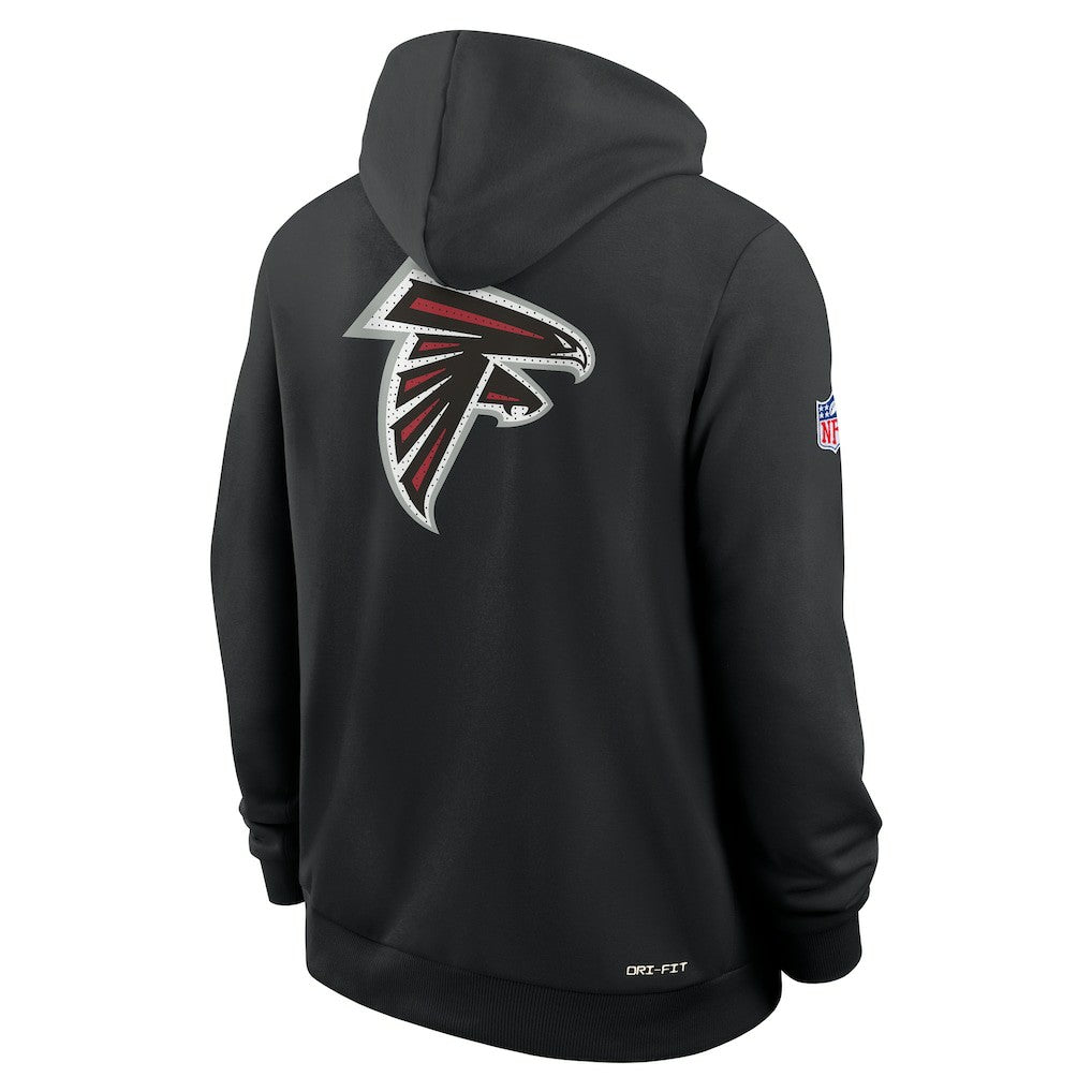 Atlanta Falcons Sideline Standard Issue Utility Player Dri-FIT Full-Zip Hoodie - Black Hoodies