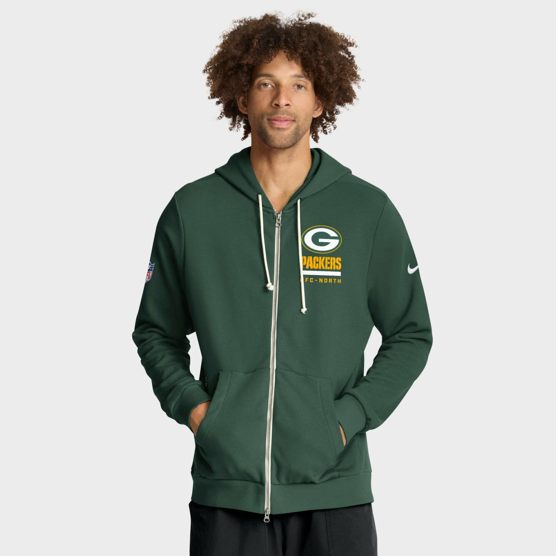 Green Bay Packers Sideline Standard Issue Utility Player Dri-FIT Full-Zip Hoodie - Green Hoodies