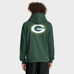 Green Bay Packers Sideline Standard Issue Utility Player Dri-FIT Full-Zip Hoodie - Green Hoodies