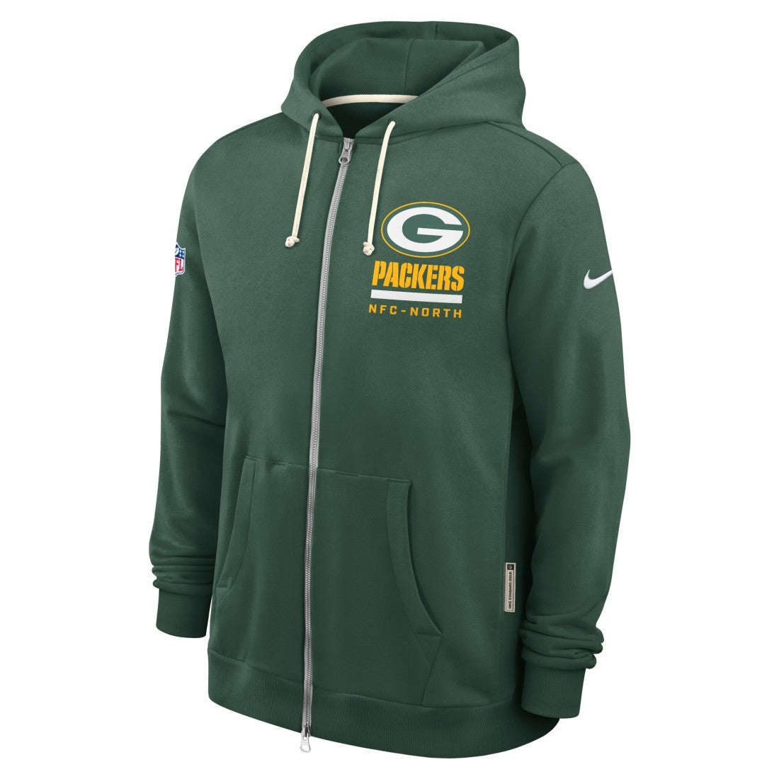 Green Bay Packers Sideline Standard Issue Utility Player Dri-FIT Full-Zip Hoodie - Green Hoodies