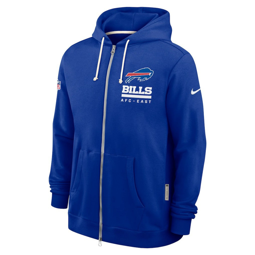 Buffalo Bills Sideline Standard Issue Utility Player Dri-FIT Full-Zip Hoodie - Royal Hoodies