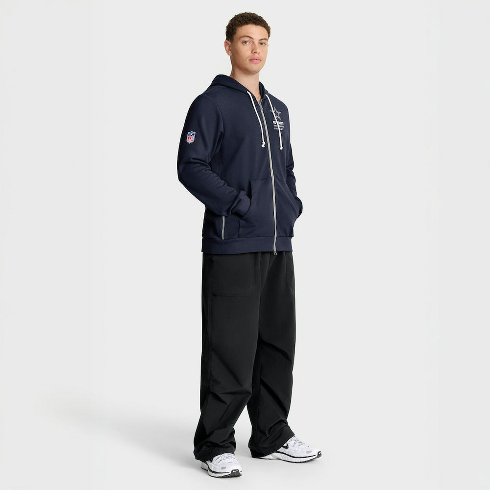 Dallas Cowboys Sideline Standard Issue Utility Player Dri-FIT Full-Zip Hoodie - Navy Hoodies