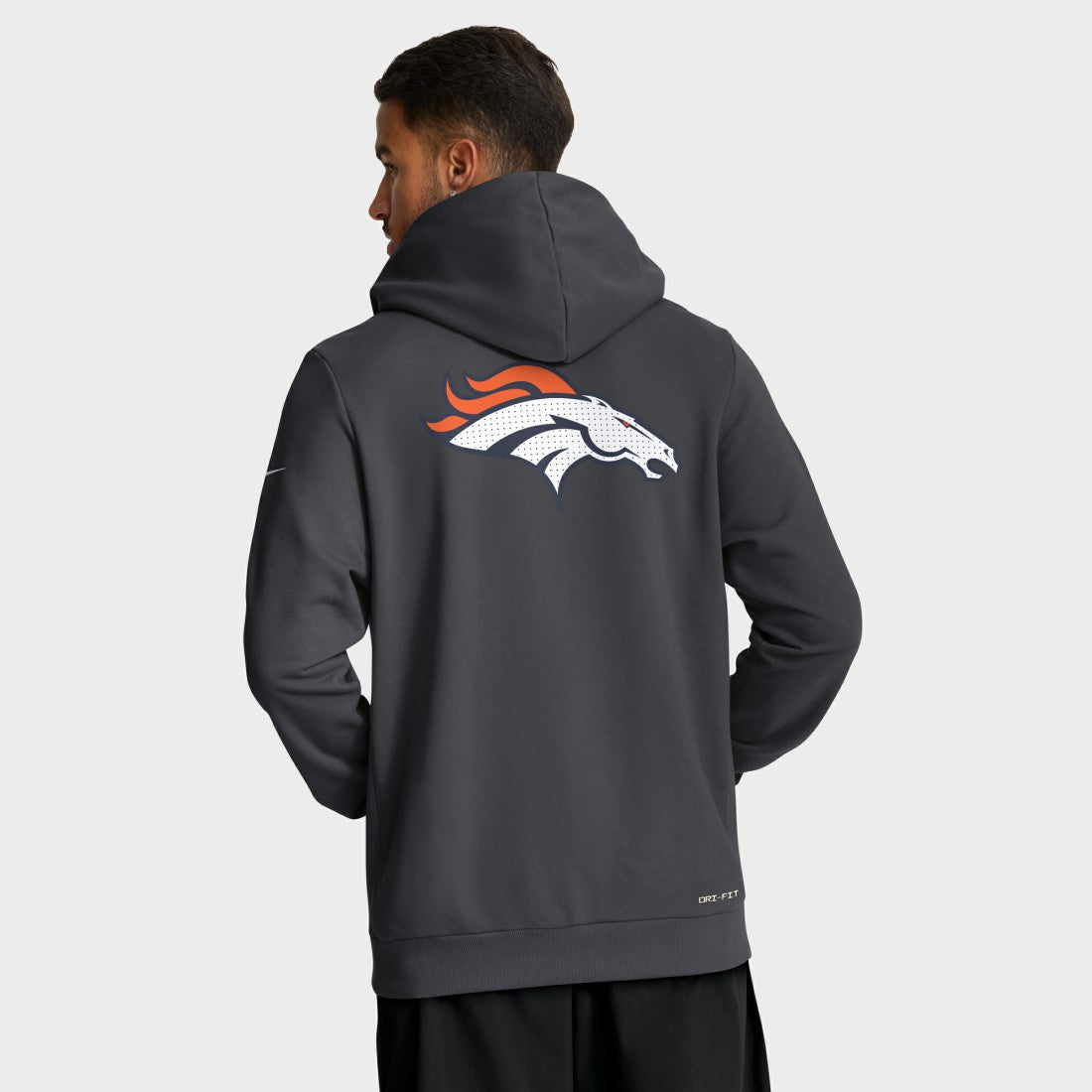 Denver Broncos Sideline Standard Issue Utility Player Dri-FIT Full-Zip Hoodie - Anthracite Hoodies