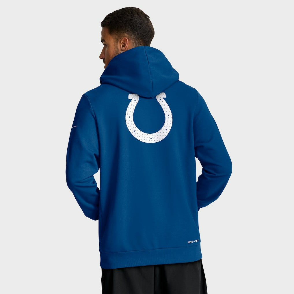 Indianapolis Colts Sideline Standard Issue Utility Player Dri-FIT Full-Zip Hoodie - Royal Hoodies