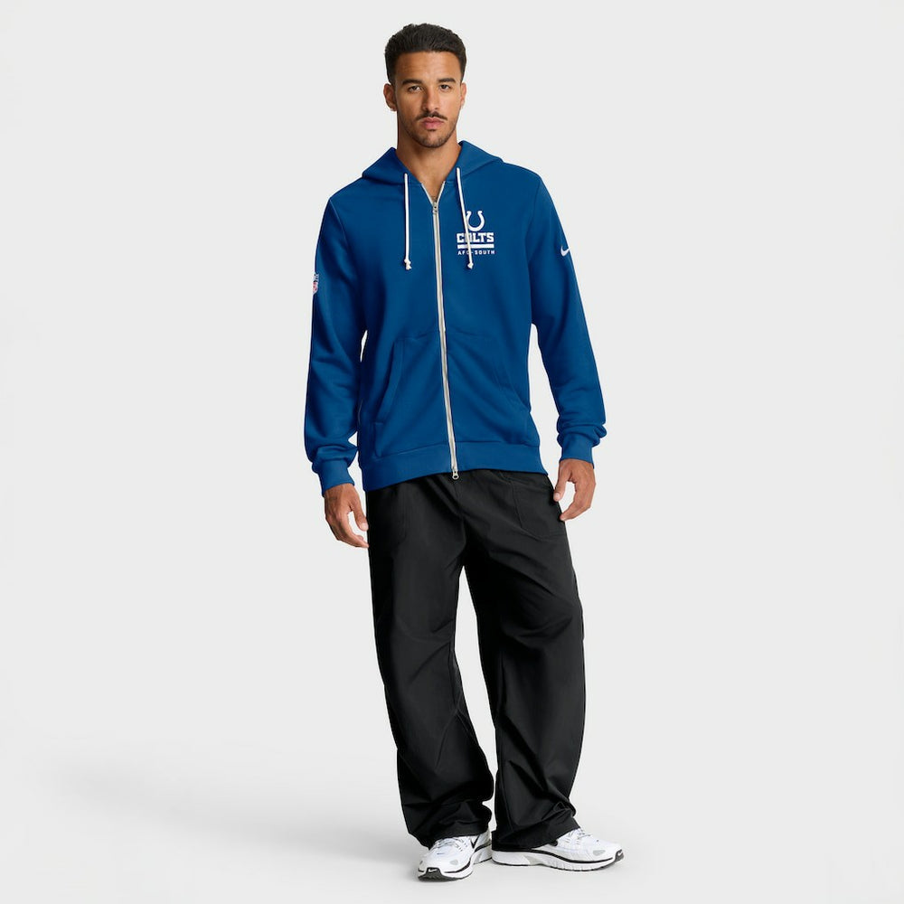 Indianapolis Colts Sideline Standard Issue Utility Player Dri-FIT Full-Zip Hoodie - Royal Hoodies
