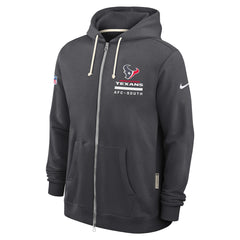 Houston Texans Sideline Standard Issue Utility Player Dri-FIT Full-Zip Hoodie - Anthracite Hoodies