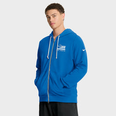 Detroit Lions Sideline Standard Issue Utility Player Dri-FIT Full-Zip Hoodie - Blue Hoodies
