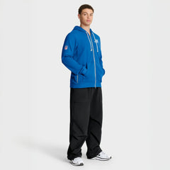 Detroit Lions Sideline Standard Issue Utility Player Dri-FIT Full-Zip Hoodie - Blue Hoodies