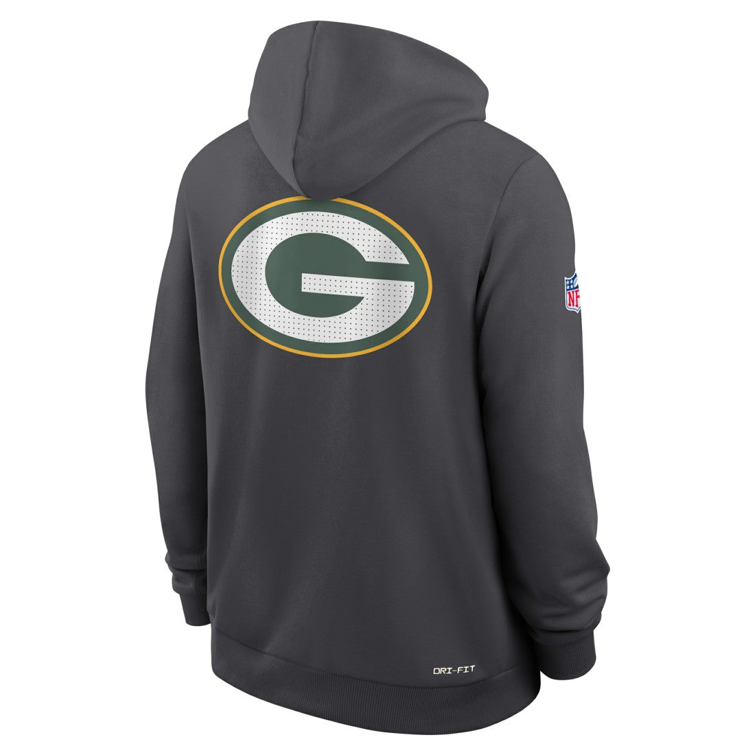 Green Bay Packers Sideline Standard Issue Utility Player Dri-FIT Full-Zip Hoodie - Anthracite Hoodies
