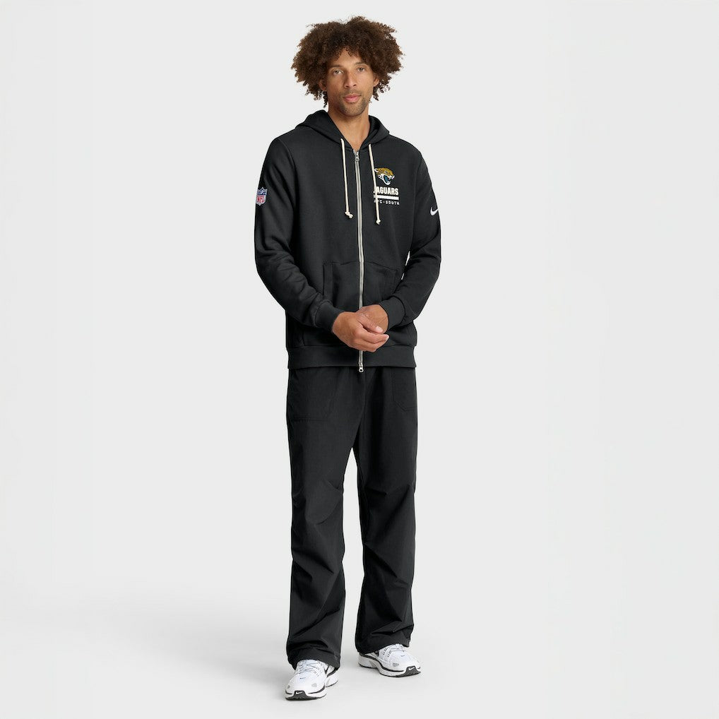 Jacksonville Jaguars Sideline Standard Issue Utility Player Dri-FIT Full-Zip Hoodie - Black Hoodies