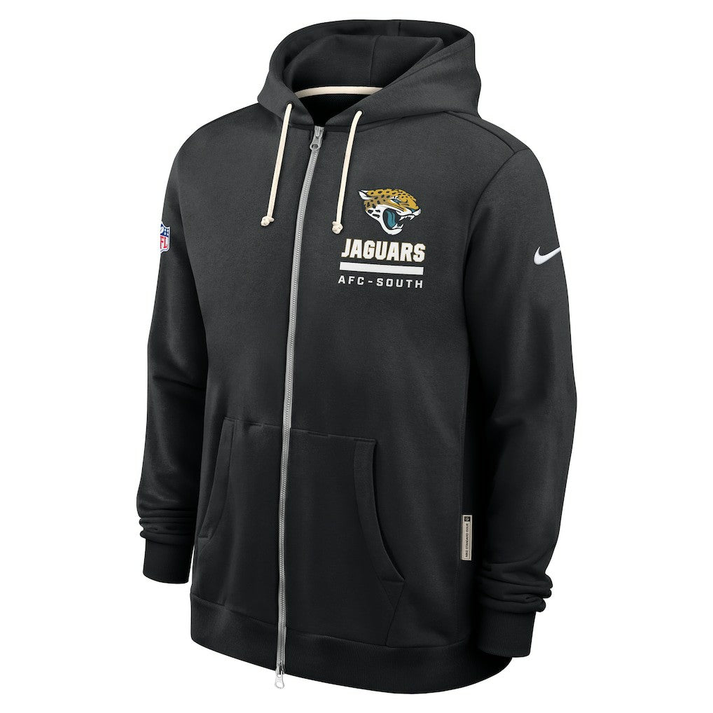 Jacksonville Jaguars Sideline Standard Issue Utility Player Dri-FIT Full-Zip Hoodie - Black Hoodies