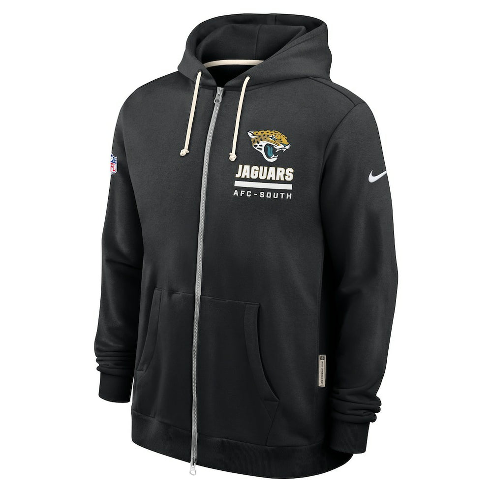 Jacksonville Jaguars Sideline Standard Issue Utility Player Dri-FIT Full-Zip Hoodie - Black Hoodies