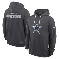 Dallas Cowboys Sideline Standard Issue Initial Home Dri-FIT Hoodie - Anthracite Hoodies