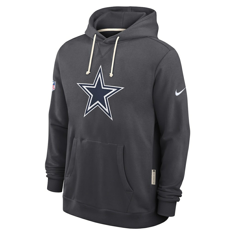 Dallas Cowboys Sideline Standard Issue Initial Home Dri-FIT Hoodie - Anthracite Hoodies