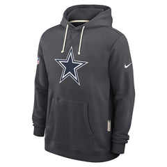Dallas Cowboys Sideline Standard Issue Initial Home Dri-FIT Hoodie - Anthracite Hoodies