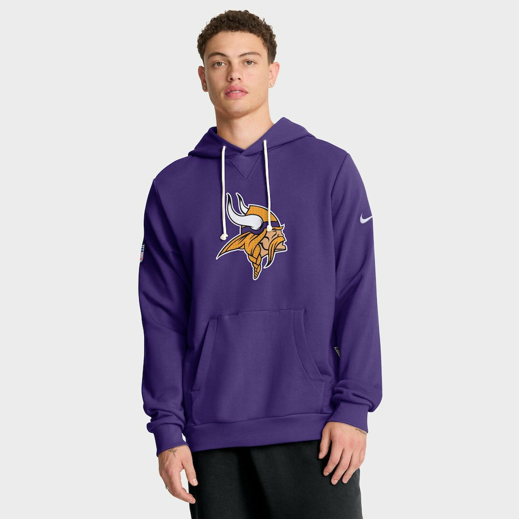 Minnesota Vikings Sideline Standard Issue Initial Home Dri-FIT Hoodie - Purple Hoodies