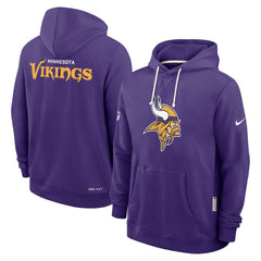 Minnesota Vikings Sideline Standard Issue Initial Home Dri-FIT Hoodie - Purple Hoodies