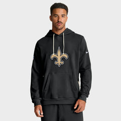 New Orleans Saints Sideline Standard Issue Initial Home Dri-FIT Hoodie - Black Hoodies