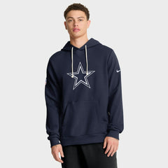 Dallas Cowboys Sideline Standard Issue Initial Home Dri-FIT Hoodie - Navy Hoodies