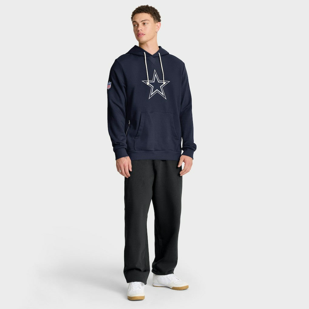 Dallas Cowboys Sideline Standard Issue Initial Home Dri-FIT Hoodie - Navy Hoodies
