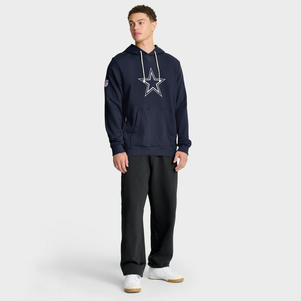 Dallas Cowboys Sideline Standard Issue Initial Home Dri-FIT Hoodie - Navy Hoodies